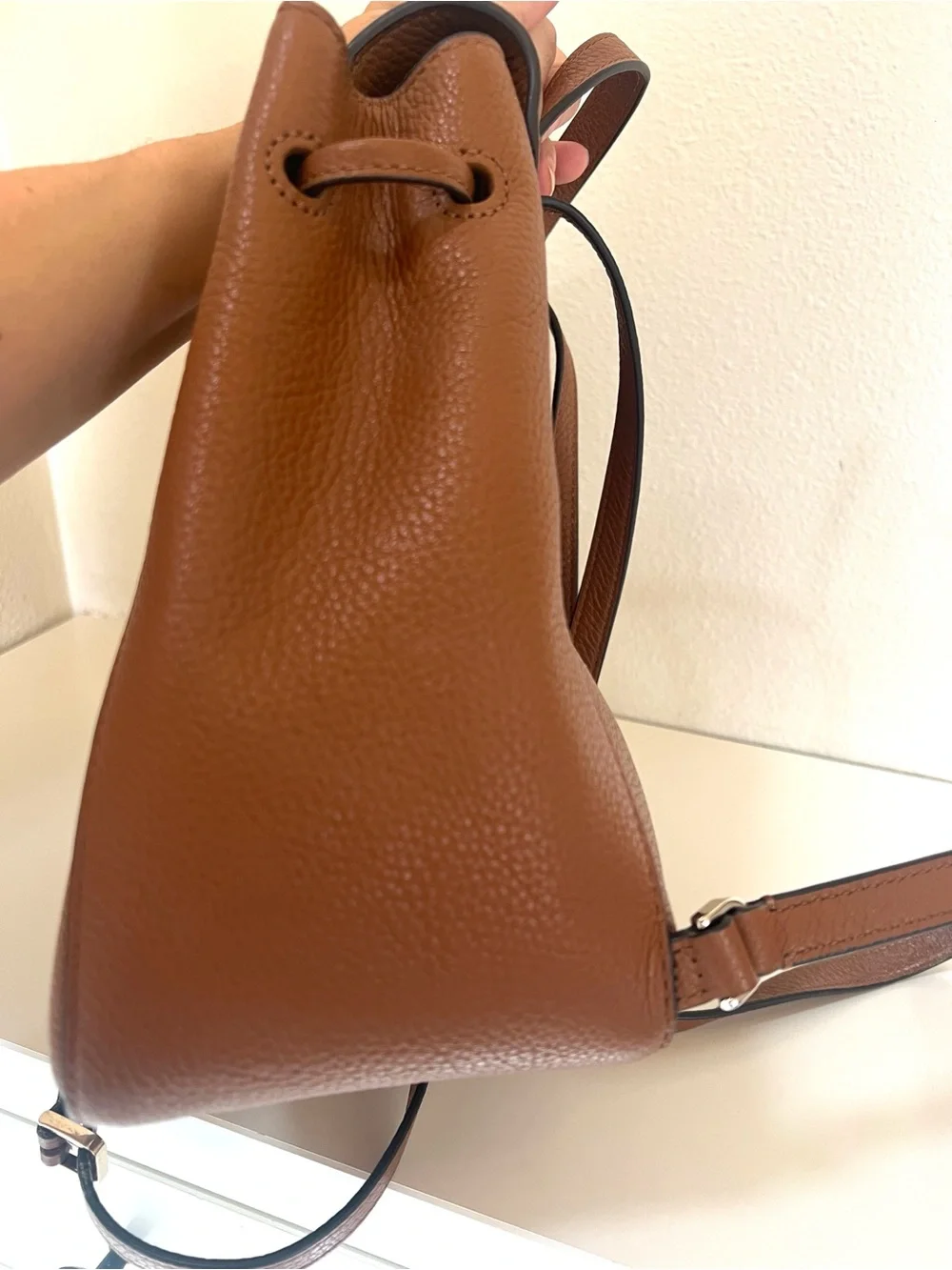 Kate Spade Leila Medium Flap Brown Backpack